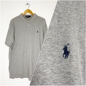 Polo Ralph Lauren Polo Shirt Men’s Gray Short Sleeve Polo Shirt XXL